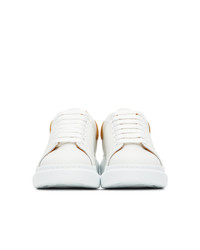 Alexander McQueen White And Yellow Oversized Sneakers