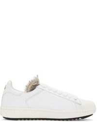 Moncler White Angeline Sneakers