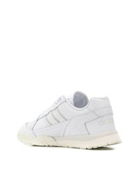 adidas White Ar Leather Low Top Sneakers