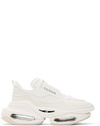 Balmain White B Bold Sneakers