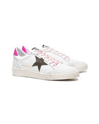 Golden Goose Deluxe Brand White B Leather Sneakers