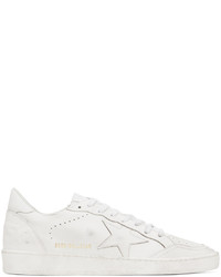 Golden Goose White B Sneakers