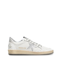 Golden Goose Deluxe Brand White Ball Leather Low Top Sneakers