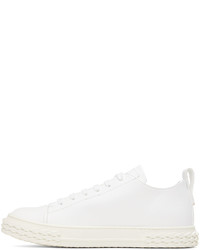 Giuseppe Zanotti White Blabber Sneakers