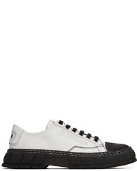 Viron White Black 1968 Contrast Sneakers