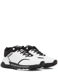 VERSACE JEANS COUTURE White Black Fondo Dynamic Sneakers