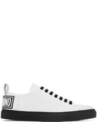 Moschino White Black Logo Sneakers