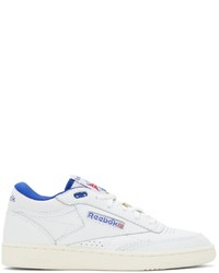Reebok Classics White Blue Club C Mid Ii Sneakers