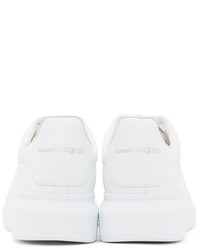 Alexander McQueen White Blue Gradient Oversized Sneakers