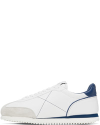 Valentino Garavani White Blue Stud Around Sneakers