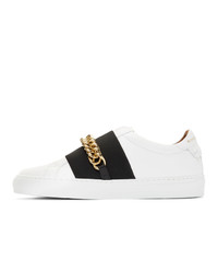 Givenchy White Chain Urban Street Sneakers