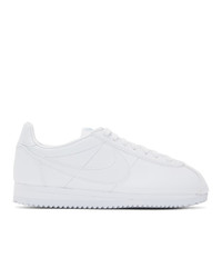 Nike White Classic Cortez Sneakers