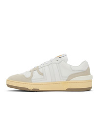 Lanvin White Clay Low Top Sneakers