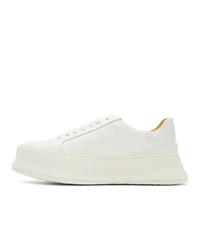 Jil Sander White Connors Sneakers