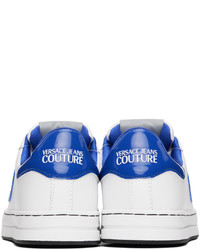 VERSACE JEANS COUTURE White Court 88 V Emblem Sneakers