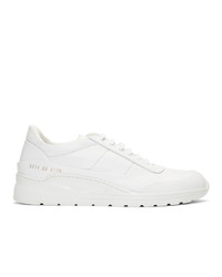 Woman by Common Projects White Cross Trainer Sneakers