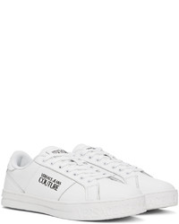 VERSACE JEANS COUTURE White Eco Dye Court 88 Sneakers