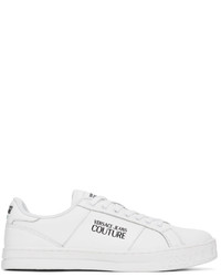 VERSACE JEANS COUTURE White Eco Dye Court 88 Sneakers