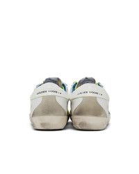 Golden Goose White Fluorescent Sneakers