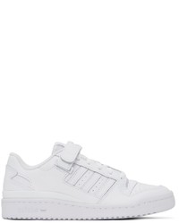 adidas Originals White Forum Low Top Sneakers