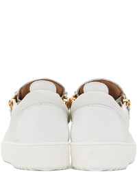 Giuseppe Zanotti White Frankie Sneakers