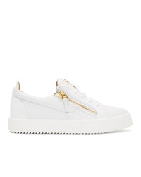 Giuseppe Zanotti White Frankie Sneakers