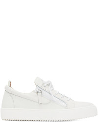 Giuseppe Zanotti White Frankie Sneakers