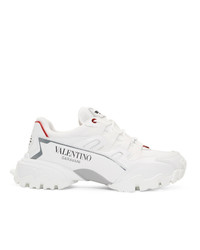 Valentino White Garavani Vlogo Climbers Sneakers