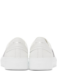 Givenchy White Gray City Sport Sneakers
