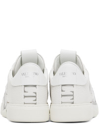 Valentino Garavani White Gray Vl7n Sneakers