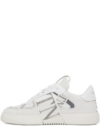 Valentino Garavani White Gray Vl7n Sneakers