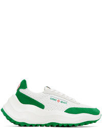 Casablanca White Green Atlantis Sneakers