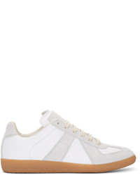 Maison Margiela White Grey Leather Replica Sneakers