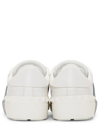 Valentino White Grey Open Sneakers