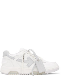 Off-White White Grey Out Of Office Sneakers