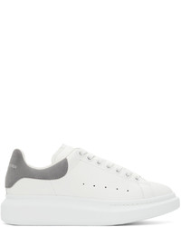 Alexander McQueen White Grey Oversized Sneakers