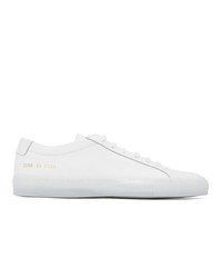 Common Projects White Ice Sole Achilles Low Sneakers