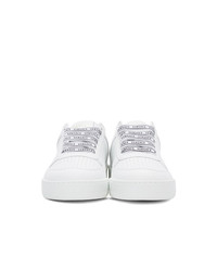 Versace White Ilus Sneakers