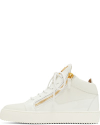 Giuseppe Zanotti White Kriss Sneakers