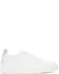 Sophia Webster White Leather Bibi Sneakers