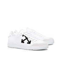 Off-White White Leather Carryover Sneakers