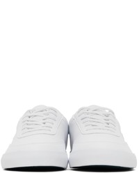 Lacoste White Leather Court Master Trainer Sneakers