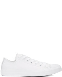 Converse White Leather Ctas Sneakers
