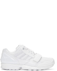 Juun.J White Leather Low Top Adidas By Sneakers