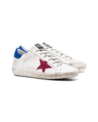 Golden Goose Deluxe Brand White Leather Low Top Sneakers