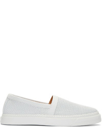 Marc Jacobs White Leather Low Top Sneakers