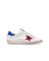Golden Goose Deluxe Brand White Leather Low Top Sneakers