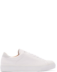 No.288 White Leather Prince Low Top Sneakers