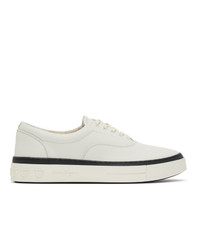Salvatore Ferragamo White Leather Ripley Sneakers