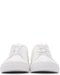 Tiger of Sweden White Leather Sneakers